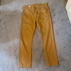 Men's Levi's 513 - 32/30 khaki denim pants BRAND NEW